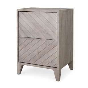 Rustic Stonewash Bedside Table Right 
