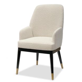 Estella Dining Chair with Arm Boucle 