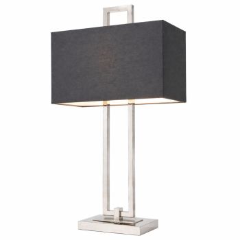 Billie Nickel Finish Table Lamp Floor & Table Lamps 