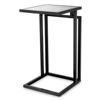 Eichholtz Side Table Marcus Gunmetal Finish  