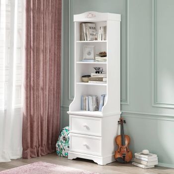 Cilek Rustic White Bookcase Rustic White 