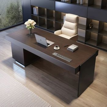 Henry Executive Desk with Built-in USB and Power Sockets 160 cm Office Desks 