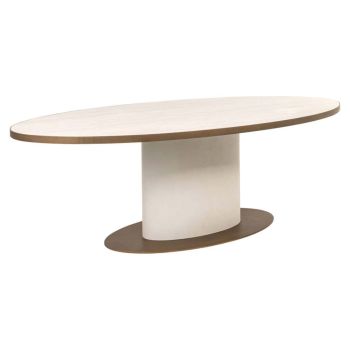 Dining Table Tivoli white oval 230 Dining Tables 