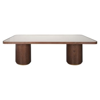 Dining Table Willox brown 235 including glass Dining Tables 