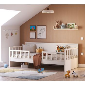 Daybed Bed Without Roof (Cream) (100x200 cm)  