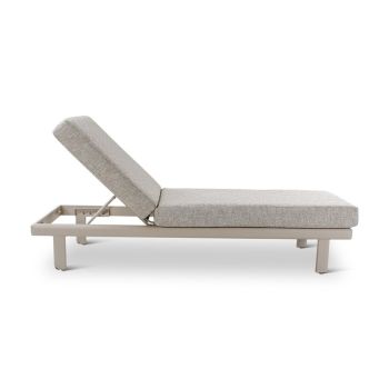 RIVA sunlounger alu topo incl QDF cushion ensis + cover Sun Loungers 