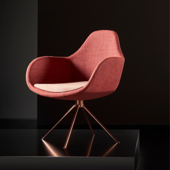 PUNK metal base armchair  