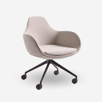 PUNK swivel armchair with wheels Belta Frajumar 