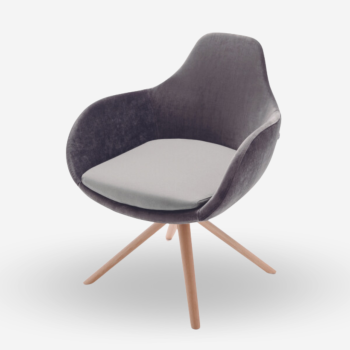 PUNK wooden base armchair Belta Frajumar 