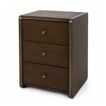 Daxton 3 Drawer Bedside Table  