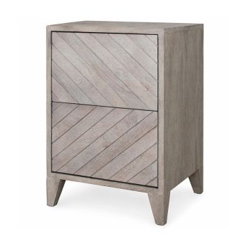 Rustic Stonewash Bedside Table Right  