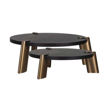 Coffee Table Alexander Jones charcoal (Brody) (Set of 2) - One Available  