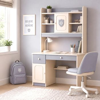 Starship Study Desk With Storage Kids Haven 