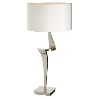 Eden Nickel Table Lamp (L)  