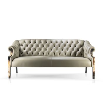 Italian Signature Collection Desiree Leather Sofa  