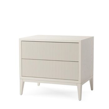 Ava Wide Bedside Table White Bedside Cabinets 